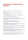 BAIL BOND TEST 1 QUESTIONS AND ANSWERS&period;