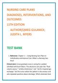 TEST BANK&colon; Chapter 1 &ndash; Using Nursing Care Plans to Individualize and Improve Care
