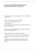 NUR 3028 -NG TUBE&comma; ENTERAL NUTRITION SAMPLE QUESTIONS AND ANSWERS &vert; 100&percnt; CORRECT&period;