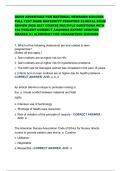 DAVIS ADVANTAGE FOR MATERNAL NEWBORN SUCCESS FULL TEST BANK MATERNITY PEDIATRIC CLINICAL EXAM REVIEW 2026 2027 COURSE MULTIPLE QUESTIONS WITH 100 PERCENT CORRECT ANSWERS EXPERT VERIFIED GRADED A&plus; BLUEPRINT FOR GUARANTEED SUCCESS