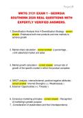MKTG 3131 EXAM 1 - GEORGIA  SOUTHERN 2026 REAL QUESTIONS WITH  EXPERTLY VERIFIED ANSWERS&period;