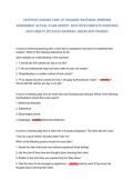 Capstone Nursing Care of Children & Maternal-Newborn Exam 2026 &ndash; Complete Q&A with Rationales