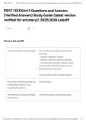 PSYC 110 EXAM 1 Questions and Answers &lpar;Verified Answers&rpar; Study Guide &lpar;latest version verified for accuracy&rpar; &vert; 20252026 Latest&excl;&excl;