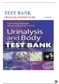 Test Bank For Urinalysis and Body Fluids&comma; 7th Edition By Susan Strasinger&comma; 9780803675827&comma; All Chapters 1-17&comma; LATEST 2026