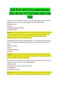 2025 WGU D115 OA Comprehensive  Q&A Review for Test Bank and Exam  Prep
