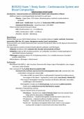 BIOS255 Exam 1 Study Guide &ndash; Cardiovascular System and  Blood Composition