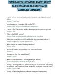 DITCHING KSV 2 COMPREHENSIVE STUDY GUIDE 2026 FULL QUESTIONS AND SOLUTIONS GRADED A&plus;