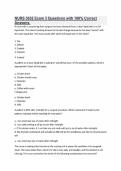 NURS 3632 Exam 3 Questions with 100&percnt; Correct Answers&period;