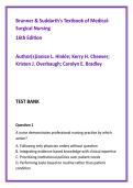 Brunner & Suddarth 16th Edition Test Bank &vert; Medical-Surgical Nursing Exam Prep&comma; NCLEX Med-Surg Practice Questions