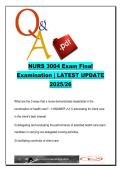 Nursing Leadership & Professional Practice &lpar;NURS3004&rpar; 2025&sol;2026 &ndash; 400 Exam Questions & Answers on Leadership&comma; Ethics&comma; Policy&comma; Delegation