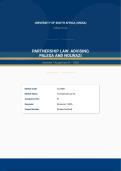 CLA1501 Assignment 1 2026 Semester 1 Due April 2026