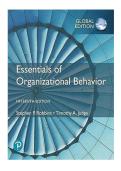 Test Bank for Essentials of Organizational Behavior&comma; 15th Edition by Robbins & Judge