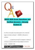 Criminal Justice & Law Enforcement &lpar;SOCE&rpar; 2026 &ndash; 500 Exam Questions & Answers on Criminal Law&comma; Evidence&comma; Use of Force&comma; Procedures