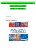 EST BANK for Understanding Anatomy and Physiology A Visual&comma; Auditory&comma; Interactive Approach 3rd Edition by Gale Sloan Thompson &vert; Verified Chapter's 1 - 25 &vert; Complete Newest Version