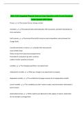 WGU C165 Integrated Physical Sciences Exam Questions with Correct Answers&vert;  Latest Update