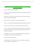 Integrated Physical Science C165 WGU Exam Questions with Correct Answers&vert;  Latest Update