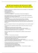 NEA-BC Exam Questions with all Correct & 100&percnt; Verified Answers &vert;Latest Version &vert;Already Graded A&plus;