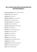 DSP 1 CERTIFICATION SCRIPT 2026 QUESTIONS WITH SOLUTIONS GRADED A&plus;