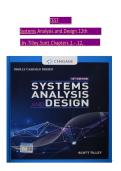 TEST BANK For Systems Analysis and Design 12th Edition By Tilley Scott &lbrace;All Chapters &lpar;1 - 12&rpar;&rcub; Latest Version A&plus;