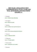 DSP YEAR 2 CHALLENGE TEST COMPREHENSIVE STUDY GUIDE 2026 FULL QUESTIONS AND SOLUTIONS GRADED A&plus;