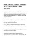 EXAMS 2 PRN 1562 2026 FINAL ASSESSMENT TESTED CONTENT WITH ACCURATE SOLUTIONS