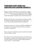 FCCM EXAM STUDY GUIDE 2026 QUESTIONS WITH ANSWERS GRADED A&plus;