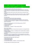 &lpar;NIMS 100&rpar; ICS-100B EXAM GUIDE QUESTIONS WITH CORRECT ANSWERS