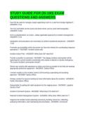 STUDY GUIDE FOR &lpar;IS-100&rpar; EXAM QUESTIONS AND ANSWERS