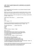 HPE TEST QUESTIONS WITH VERIFIED ACCURATE ANSWERS