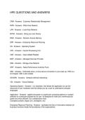 HPE QUESTIONS AND ANSWERS