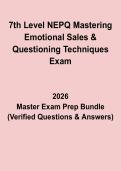 7th Level NEPQ Mastering Emotional Sales & Questioning Techniques PDF &vert; Sales Training Guide