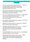 WGU C182 Objective Assessment Test Questions With 100&percnt; Solved Answer&vert; 2026 Updated 