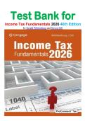 Test Bank for Income Tax Fundamentals 2026 46th Edition by Gerald Whittenburg and Steven Gill  isbn-9798214044538