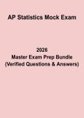 AP Statistics Mock Exam Questions & Answers PDF &vert; Full-Length AP Stats Practice Test
