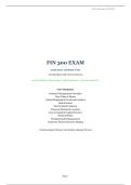 FIN 300 Exam &ndash; 2026&sol;2027 Academic Year &ndash; 100 Questions with Correct Answers and Elaborated & Verified Solutions