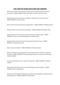TNCC WRITTEN EXAMS QUESTIONS AND ANSWERS