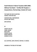 South-Western Federal Taxation 2025 &lpar;48th Edition&rpar; Test Bank &ndash; Verified All Chapters &vert; Corporations&comma; Partnerships&comma; Estates & Trusts