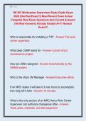3M 303 Workcenter Supervisor Study Guide Exam  2026 &vert;&vert;Verified Exam&excl;&excl;&vert;&vert; Most Recent Exam Actual  Complete Real Exam Questions And Correct Answers  &lpar;Verified Answers&rpar; Already Graded A&plus;&excl;&excl;&excl; Newest  Exam&excl;&excl;&excl; 