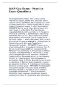 IAAP Cap Exam - Practice Exam Questions