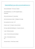 Basketball final exam with accurate detailed answers