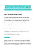 TNCC 9TH EDITION FINAL EXAM 2026&sol;2027 &vert; 100 Verified Questions and Correct Answers &vert; A&plus; Graded with Detailed Rationales &vert; Trauma Nursing Core Course &vert; Pass Guaranteed