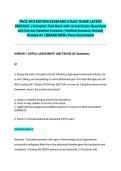 TNCC 9TH EDITION EXAM AND STUDY GUIDE LATEST 2026&sol;2027 &vert; Complete Test Bank with Actual Exam Questions and Correct Detailed Answers &vert; Verified Answers Already Graded A&plus; &vert; BRAND NEW &vert; Pass Guaranteed