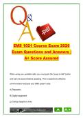 EMS 1021 Exam &lpar;2026&rpar; &ndash; 350 Questions on Patient Assessment&comma; Airway&comma; Trauma & EMS Protocols