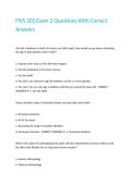 FIVS 205 Exam 2 Questions With Correct Answers