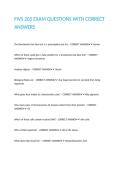 FIVS 205 EXAM QUESTIONS WITH CORRECT ANSWERS