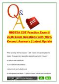 NBSTSA CST Exam II &lpar;2026&rpar; &ndash; 600 Questions on Instruments&comma; Sterile Technique&comma; Anatomy & Procedures