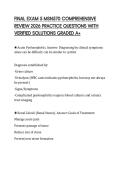 FINAL EXAM 5 MSN570 COMPREHENSIVE REVIEW 2026 PRACTICE QUESTIONS WITH VERIFIED SOLUTIONS GRADED A&plus;