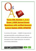 Texas CDL Sections 1&comma; 2 & 3 Exam &lpar;2026&rpar; &ndash; 120 Questions on Safety&comma; Inspection&comma; Cargo & Driving Rules &vert; CDL