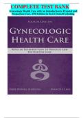 COMPLETE TEST BANK Gynecologic Health Care with An Introduction to Prenatal and Postpartum Care&comma; 4TH Edition by Kerri Durnell Schuiling&vert;NEW VERSION&vert;2026&sol;2027