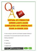 Virtual ATI Predictor Exam &lpar;2026&rpar; &ndash; 100 Questions on NCLEX Readiness&comma; Med-Surg&comma; Maternal&comma; Mental Health & Pharmacology